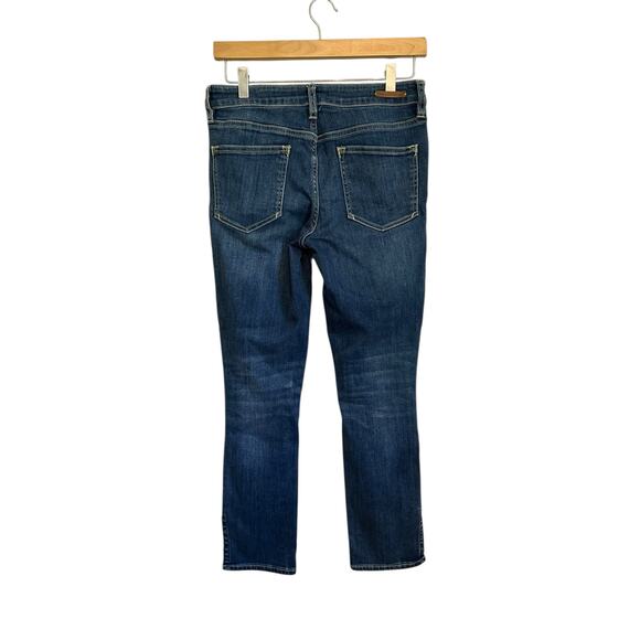 Anthropologie Pilcro Stet Mid Rise Crop Ankle Slit Medium Wash Jeans Size 28 - Picture 10 of 12